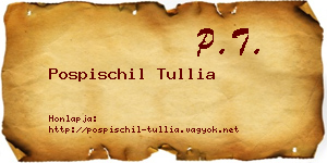 Pospischil Tullia névjegykártya